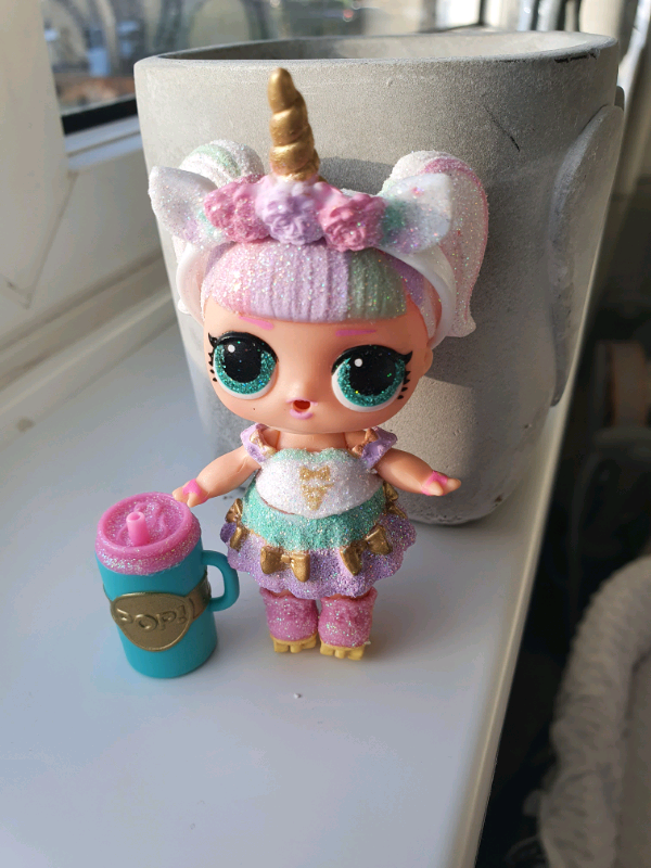 sparkle unicorn lol doll